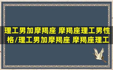 理工男加摩羯座 摩羯座理工男性格/理工男加摩羯座 摩羯座理工男性格-我的网站